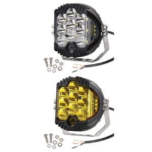 5-7 インチ 50-90W 5000-8000LM 9 LED ヘッドライト DRL HI/LO ...