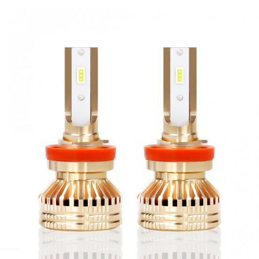 2ピース H8/H9/H11 12000LM 6000K ホワイト スーパー ブライト TX3570...