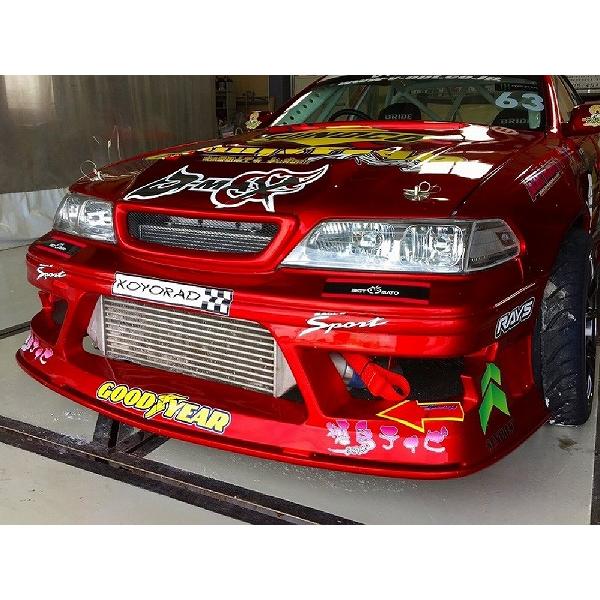 D-MAX フロントバンパー RACING SPEC トヨタ マークII JZX100 DMRS10...