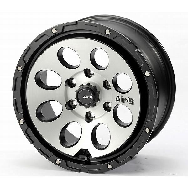 4x4エンジニアリング ホイール エアージー マッシヴ マットブラックブラッシュド 17インチ×8....