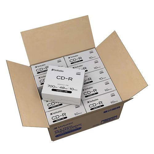 バーベイタム(Verbatim) データ用CD-R プラケース 入数：1式(100P) SR80FP...