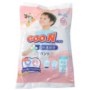 グーンプラス 肌快適設計 パンツ BIGサイズ 12〜20kg 男女共用 どんな動きでもおなか快適 入数：1パック(2枚入)