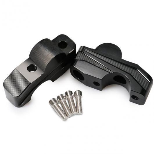 1 ペア オートバイ ハンドルバー 高さ ライザー マウント ハンドルバー クランプ エクステンダー...