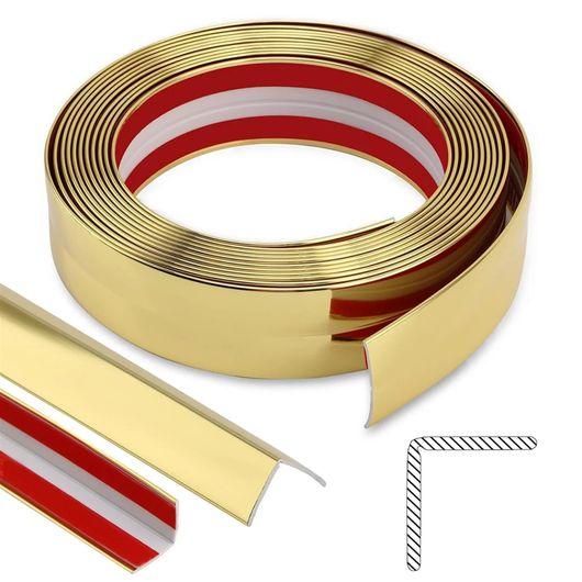 光沢 多機能 モールディング トリム ピール スティック インサイド アウトサイド コーナー ガード...