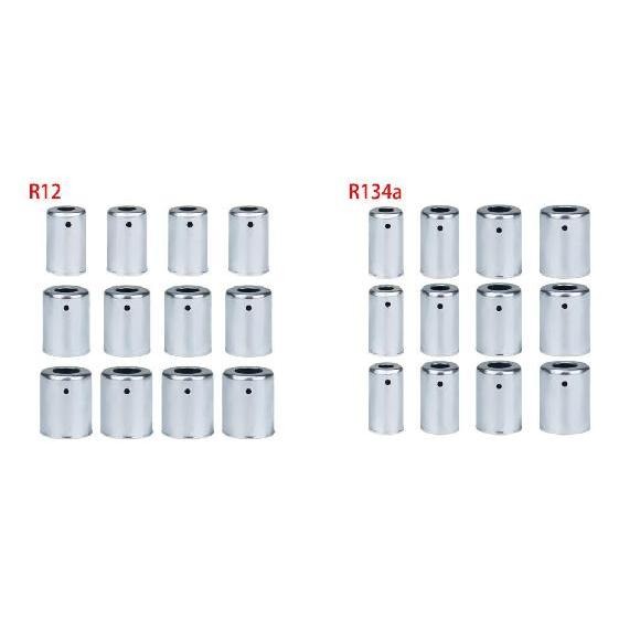 12ピース/ロット #6 #8 #10 #12 エアコン 金属 スチール クリンプ 口金 適用: ス...