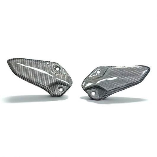 カーボン フット ペダル ヒール ガード プレート 3K 適用: カワサキ ニンジャ ZX-4R Z...