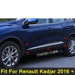 ステンレス スチール アクセサリー 適用: ルノー/RENAULT カジャー 2016 2017 2018 アウトサイド ドア ボディ モールディング プロテクター AP-ALP4330 AL