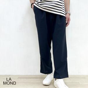 SALE 40%OFF LAMOND ラモンド セミワイド シャリ パンツ LM-P-101 (全2