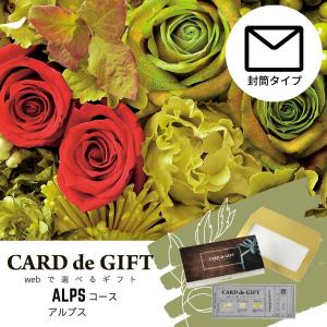 CARD de GIFT 「アルプス」封筒タイプ 30000円 35000円 ラッピング プレゼント ギフトカード カードギフト お祝い 内祝い お返し お中元 誕生日