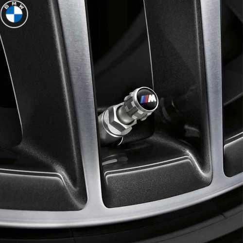 BMW純正 エア・バルブ・キャップ（アルミ）"M"ロゴタイプ(RDC専用)
