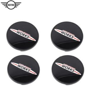 【送料無料】①MINI JCW ホイール タイヤ センターキャップ付き BMW MINI純正 JCWホイール センター キャップ (53.9mm) (R55/R56/R57