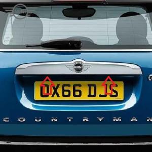 BMW MINI純正 リヤ・ゲート・ドア・ハンドル (ブラック)（F60