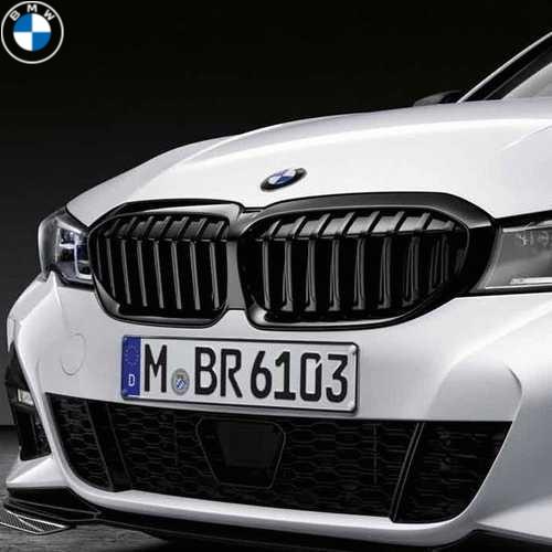 BMW純正  ブラック・キドニー・グリル (パーキングアシスト プラス (5DN) 装備車用) (G...