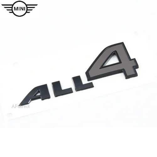 MINI純正  "ALL 4" エンブレム (ブラック) (F54/F60/R60)
