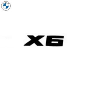 BMW純正 "X6" エンブレム(ブラック)(G06)｜apdirect