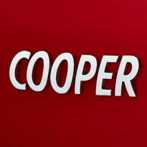 MINI純正 "Cooper" エンブレム(リヤ)(F54/F55/F56/R55/R56/R58/R59/R60)｜apdirect