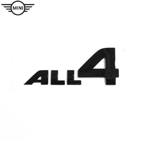 MINI純正  &quot;ALL 4&quot; エンブレム(ブラック)(F54/F60)