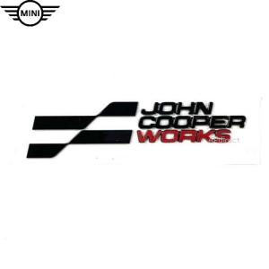 MINI純正 "JOHN COOPER WORKS" エンブレム LH (ブラック) (U25)｜apdirect