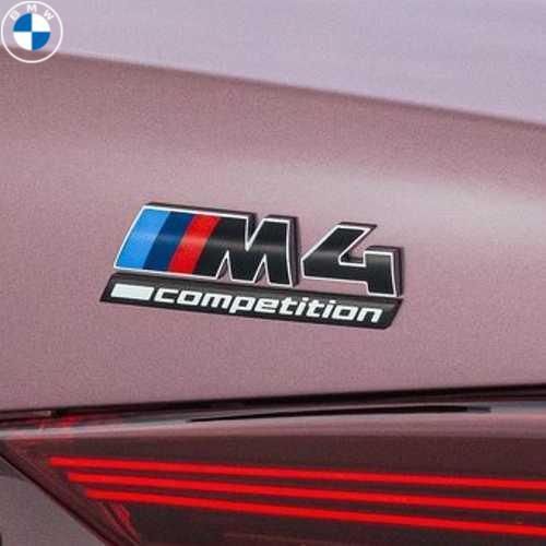 BMW純正 "M4 Competition" エンブレム (G82/G83)