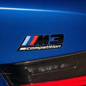 BMW純正 "M3 Competition" エンブレム(ブラック) (G80/G81)｜apdirect