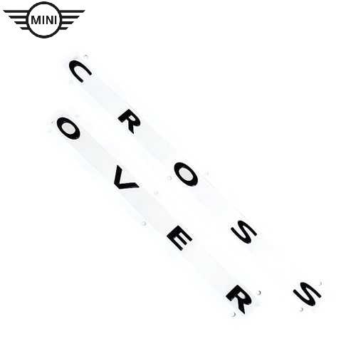 MINI純正  "CROSSOVER" エンブレム (ブラック) (F60)