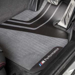 専用　BMW F80 M3 5点セットフロアマット　Mカラーデュアルステッチ BMW BMW純正 M Performance オールウェザー・マット・セット (フロント