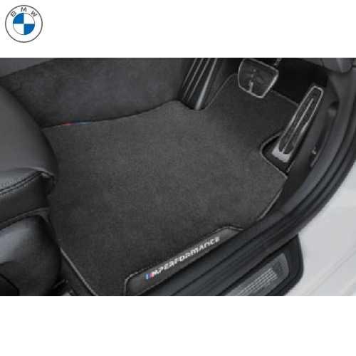 BMW純正 M Performance フロアーマットセット(ベロア)（フロント＆リヤ）（右ハンドル...