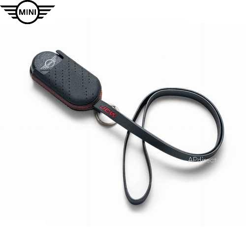 MINI純正 JCW ストラップ付きキーケース (U25/J01/J05/F65/F66/F67)