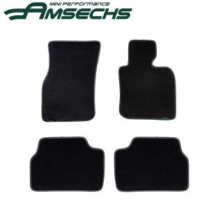 AMSECHS アムゼックス オリジナル フロアマット セット MINI(ミニ) Ｆ系用（F54/F55/F56/F57/F60）（フロント＆リアの4枚セット）｜apdirect
