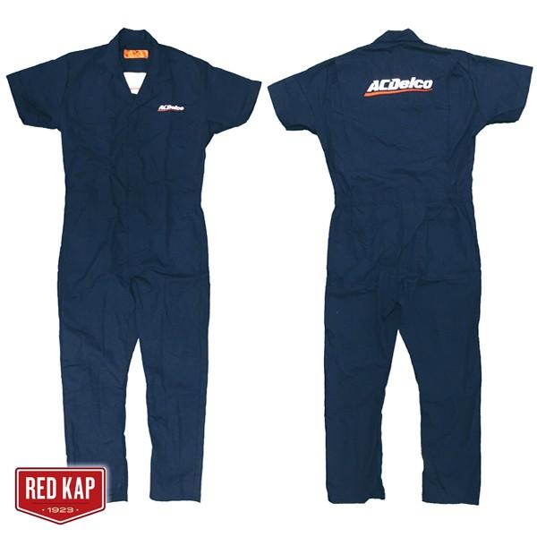 ACDELCO オフィシャルカバーオール（ツナギ） 半袖 ネイビー RED KAP製