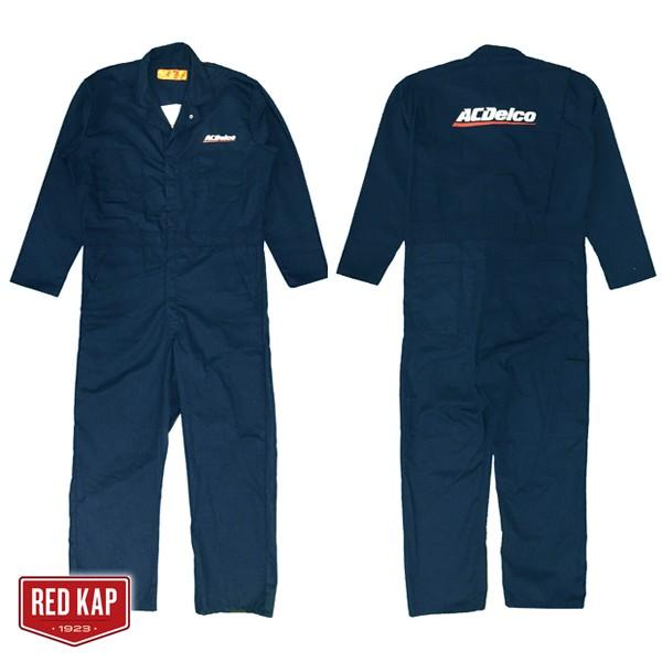 ACDELCO オフィシャルカバーオール（ツナギ） 長袖 ネイビー RED KAP製