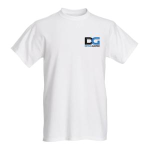 【送料無料】Detail Guardz(ディテールガーズ) プレミアムTシャツ ホワイト 6.0オンス 綿100% 半袖 ロゴ入り ユニセックス 1枚入り【正規輸入品】｜apdirect