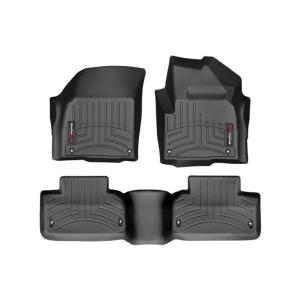 【WeatherTech正規輸入元】ランドローバー レンジローバーイヴォーク(2012〜2019年)(L538)右ハンドル車 フロアマット(フロント＆リア)(ブラック)