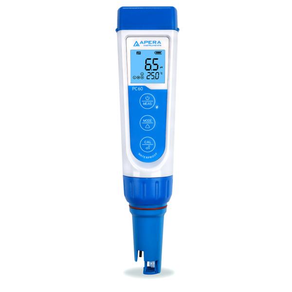 【正規品】 PC60 多機能シリーズマルチテスター pH/導電率(EC)/ TDS (ppm) /塩...