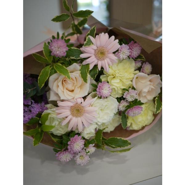 生花花束 カラー指定Sサイズ☆花 ギフト 開店祝 誕生日 歓送迎会 送別 卒業 結婚 お祝い 記念日...