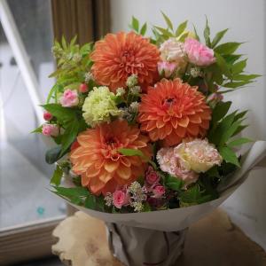生花おまかせダリアアレンジメント ギフト 開店...の詳細画像1