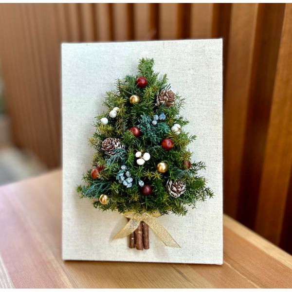 プリザーブドフラワー森のツリーフラットフレーム★誕生日 送別 卒業 結婚 お祝い 記念日 プレゼント...