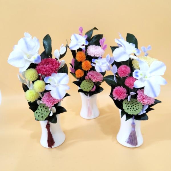 プリザーブドフラワー仏花oblique★花 贈り物 供物 お供え お供え花 お悔やみ 花 法事 四十...