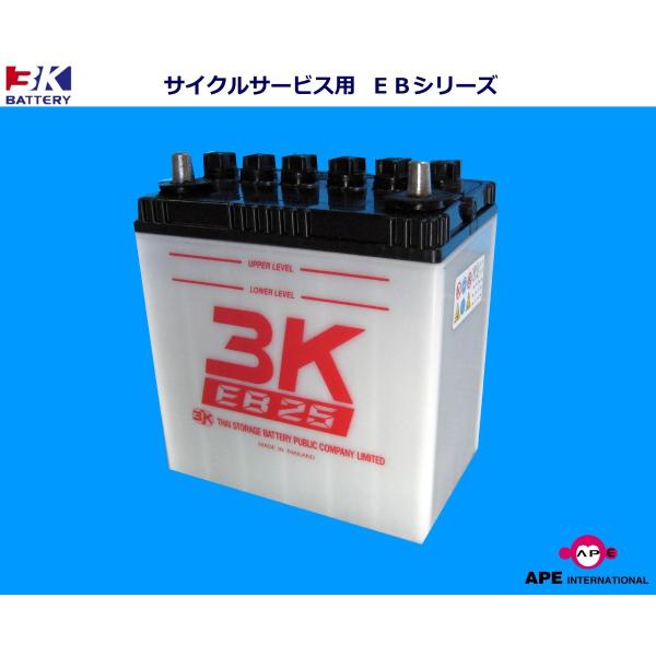 バッテリー EB25　T端子 ポール端子 電動車いす シニアカー サイクルサービス ディープサイクル...