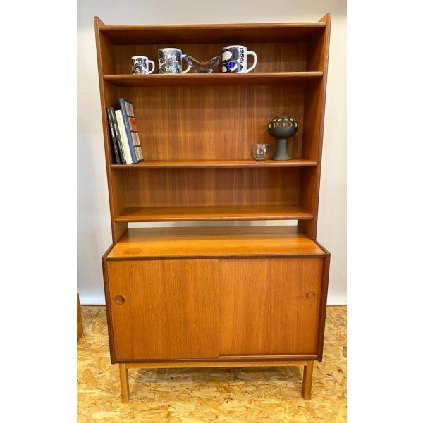 キャビネット　2段セパレート　チーク　ヴィンテージ　北欧家具　デンマーク　リビング　ダイニング　カッ...