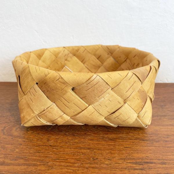 白樺バスケット　ハンドル無し　Mサイズ