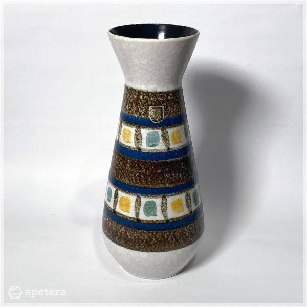 フラワーベース / 陶器/ヴィンテージ/ドイツ/ハンドペイント