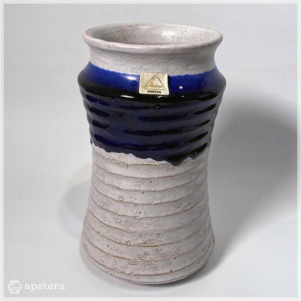 フラワーベース /花瓶/置物/北欧インテリア/北欧ヴィンテージ/ 陶器 / Steninge/SWE...