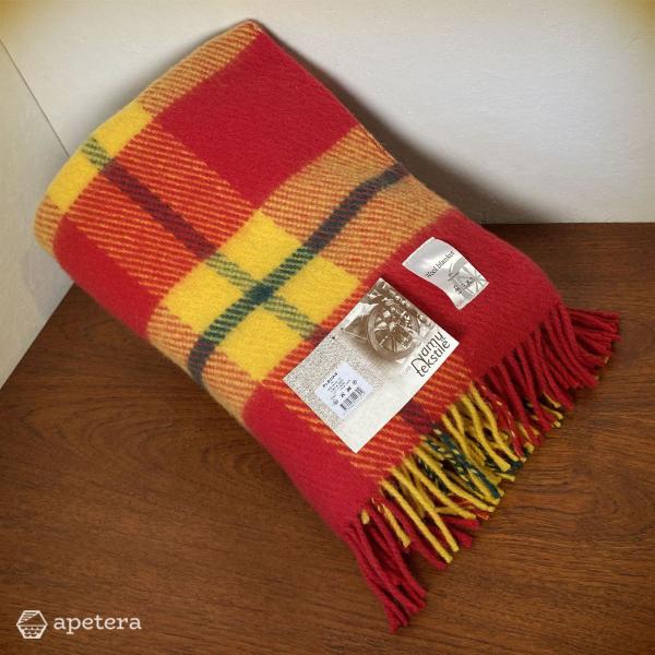 ブランケット／北欧／100％ピュアニューウール