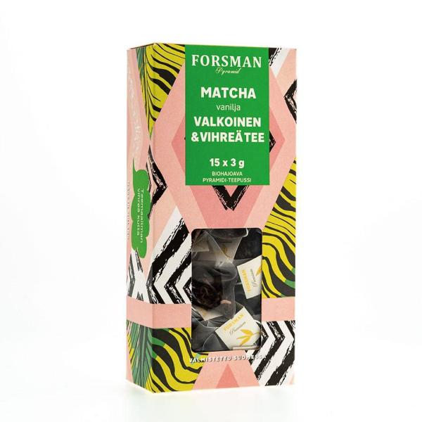 フィンランドティー forsman tea 抹茶 バニラ ホワイト ティー Finland