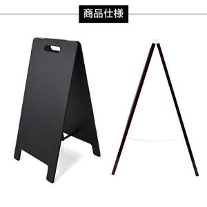 黒板 ブラックボード A型 看板 両面 H78...の詳細画像3