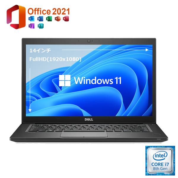 美品 FullHD 中古パソコン ノートパソコン Windows11 Office2021 Dell...