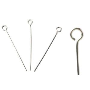 [30本] サージカルステンレス 9ピン (0.7 X 30mm) ［ 銀 シルバー