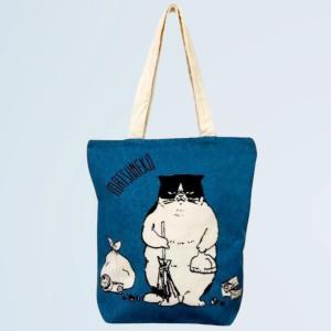 Mintinn A4縦型トートバッグ 21156 レオン 猫柄 : 銀座エアポート藤沢