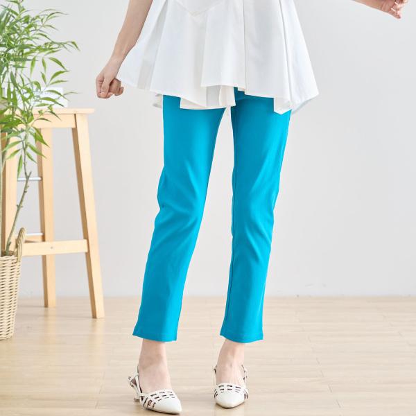 TRUBE 【M~L】【L〜LL】ストレッチストレートパンツ エメラルド